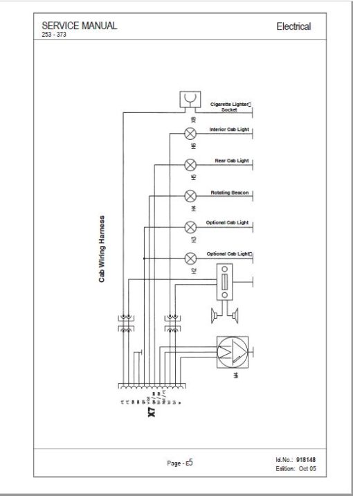 Gehl GE 253, GE 303, GE 353, GE 373 Excavator Repair Service Manual - Image 3