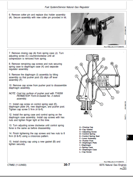 John Deere 6076 Natural Gas Engines (S.N after 500000 - ) Technical Manual (CTM82) - Image 5