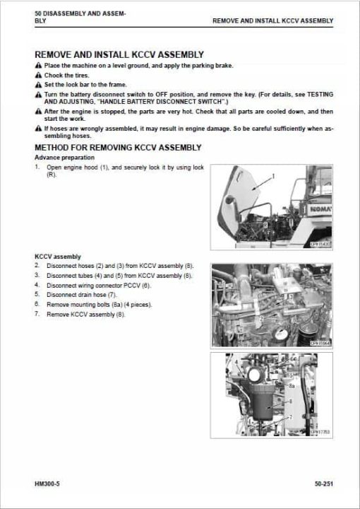 Komatsu HM300-5 Dump Truck Service Manual - Image 5