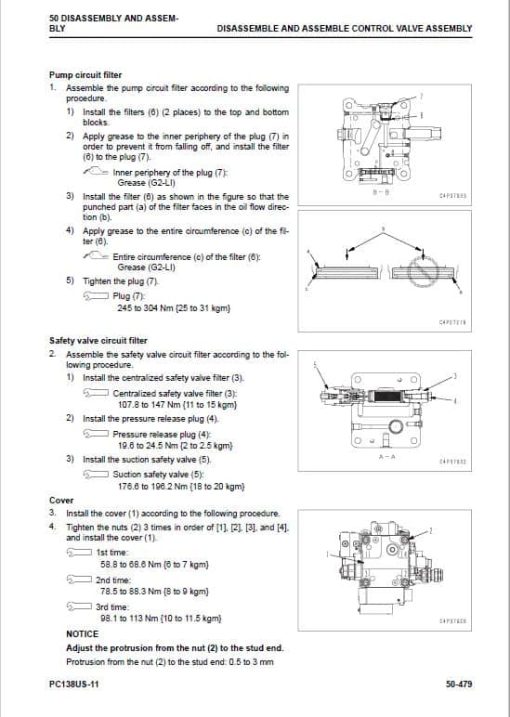 Komatsu PC138US-11 Excavator Repair Service Manual - Image 5