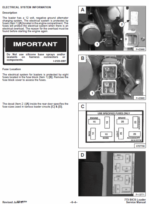 Bobcat 773 Skid-Steer Loader Service Manual - Image 3