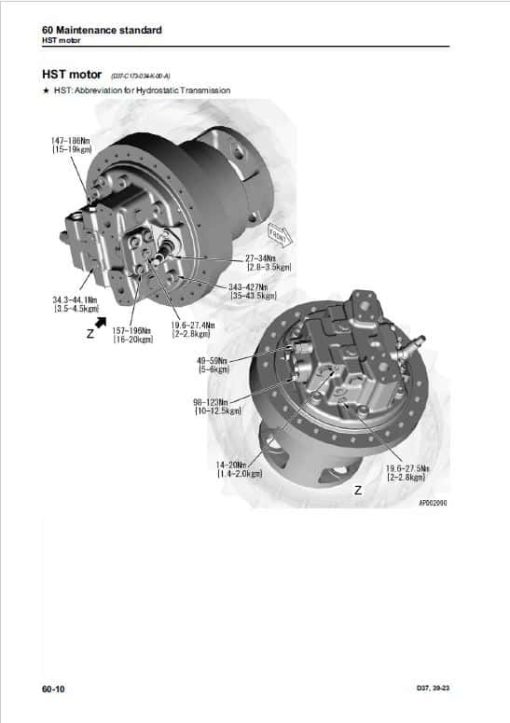 Komatsu D37EX-23, D37PX-23, D39EX-23, D39PX-23 Dozer Service Manual - Image 5