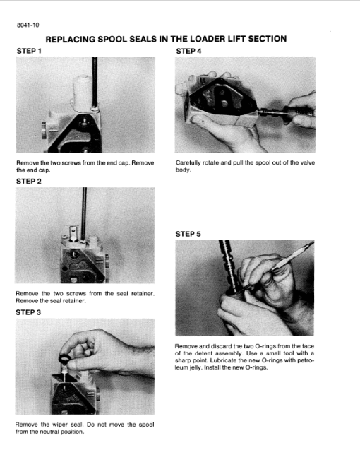 Case W4 Loader and Forklift Service Manual - Image 5