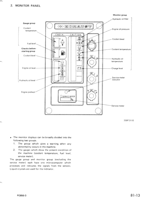 Komatsu PC650-3, PC650LC-3, PC650SE-3 Excavator Service Manual - Image 5