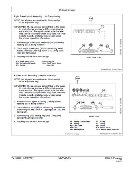 John Deere 160GLC Excavator Repair Technical Manual (S.N after F055671 -) - Image 5