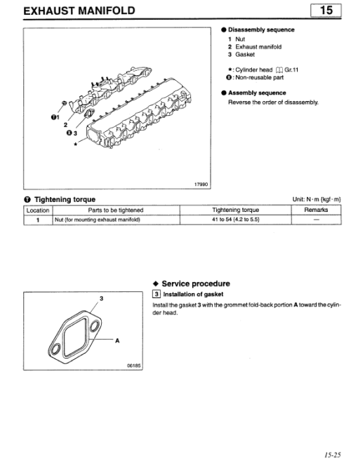 Mitsubishi 6D34-T Diesel Engine Repair Service Manual - Image 5