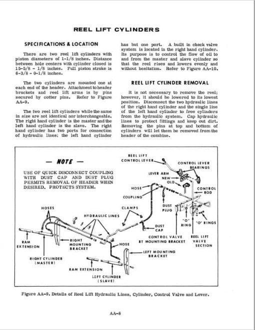 Case 600, 660 Combine Trencher Repair Service Manual - Image 5