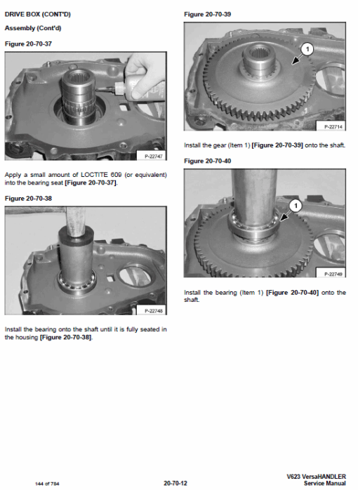 Bobcat V623 VersaHANDLER Telescopic Service Manual - Image 4