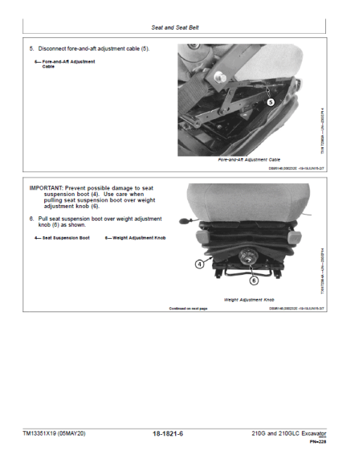 John Deere 210G, 210GLC Excavator Repair Technical Manual (S.N after F521988 -) - Image 5