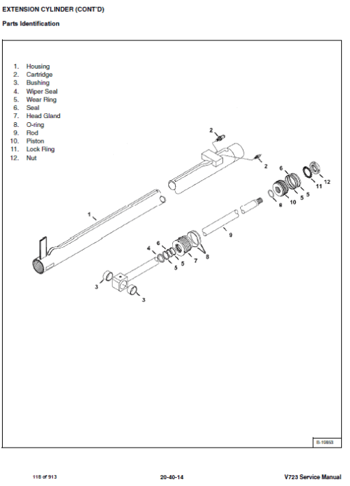 Bobcat V723 VersaHANDLER Telescopic Service Repair Manual - Image 5