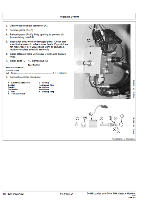 John Deere 644H loader 644H Material Handler Repair Technical Manual - Image 5