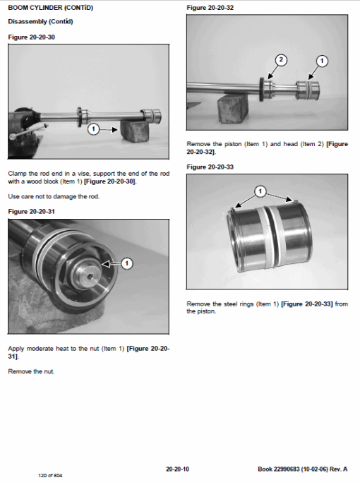 Bobcat ZX75 and ZX125 Excavator Service Manual - Image 8