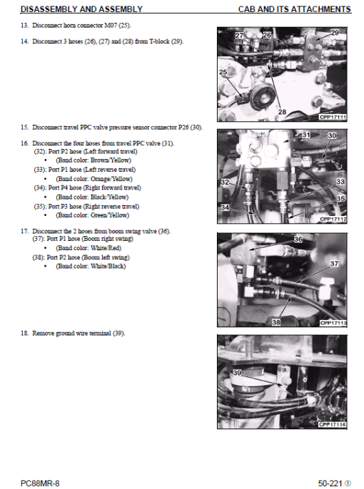 Komatsu PC88MR-8 Excavator Service Manual - Image 6