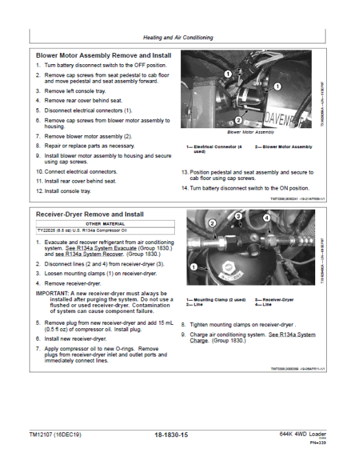 John Deere 644K 4WD Engine 6090HDW13 (iT4) Loader Technical Manual (S.N 634315 - 658064) - Image 5