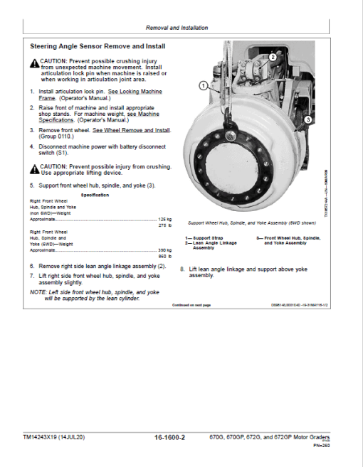 John Deere 670G, 670GP, 672G, 672GP Grader Technical Manual (S.N F680878 & L700954 - ) - Image 4