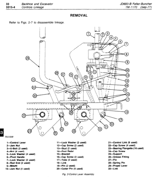 John Deere 693B Feller Buncher Technical Manual (TM1169 and TM1170) - Image 6