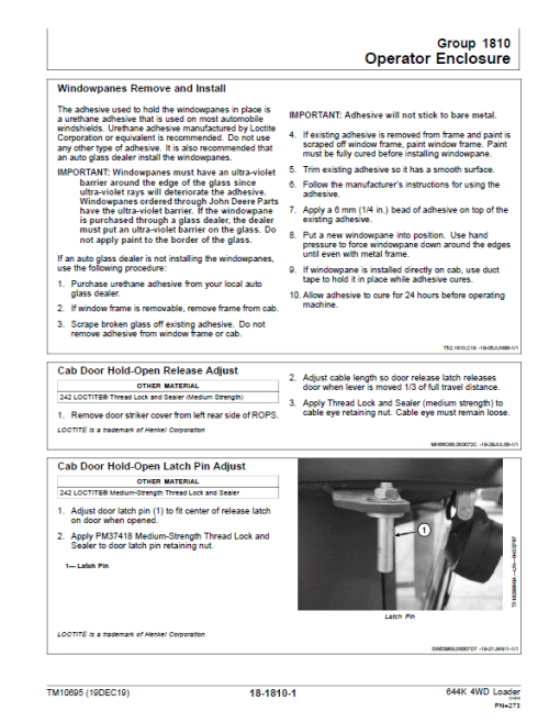 John Deere 644K 4WD Engine S2 & T3 Loader Technical Manual (S.N. before 642443) - Image 5