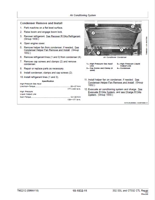 John Deere 332, CT332 SkidSteer Loader Repair Technical Manual - Image 5