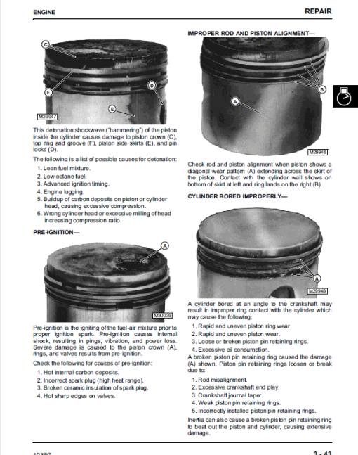 John Deere STX30, STX38, STX46 Lawn Tractors Technical Manual - Image 6