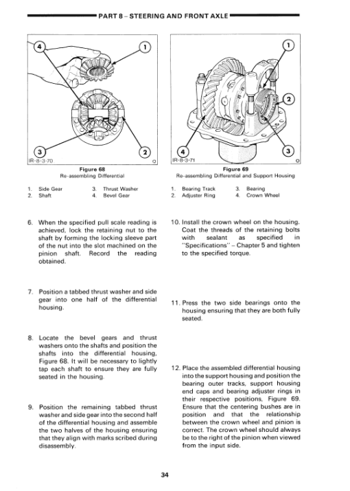 Ford 345C, 445C, 545C Backhoe Loader Tractor Service Manual - Image 5