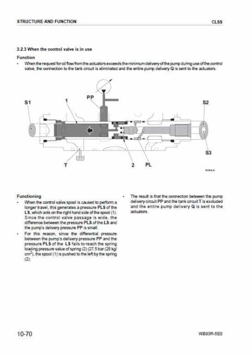 Komatsu WB93R-5E0 Backhoe Loader Repair Service Manual - Image 5