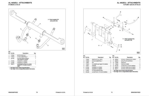 Gehl AL 440 Articulated Loader Repair Service Manual - Image 5