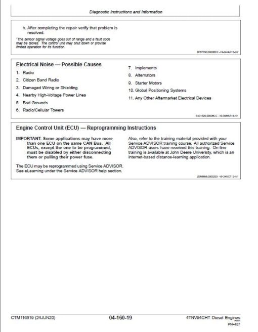 John Deere 4TNV94CHT Diesel Engine Component Technical Manual (CTM116319) - Image 5