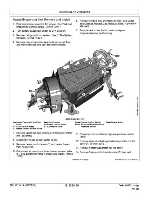 John Deere 644K 4WD Loader Technical Manual (S.N. after C000001 & D000001 - ) - Image 5