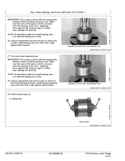 John Deere 710D Backhoe Loader Repair Technical Manual - Image 5