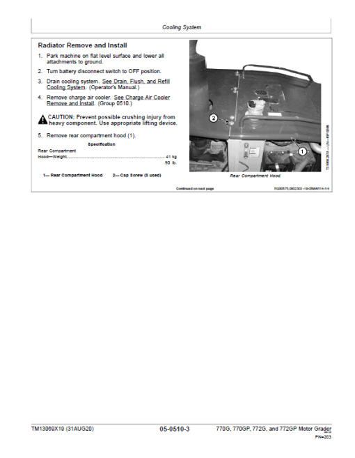 John Deere 770G, 770GP, 772G, 772GP Grader Technical Manual (S.N 656729 -678817) - Image 5