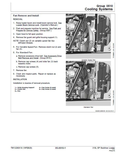 John Deere 310L EP Backhoe Loader Technical Manual (S.N after G273920 - G329327 ) - Image 5