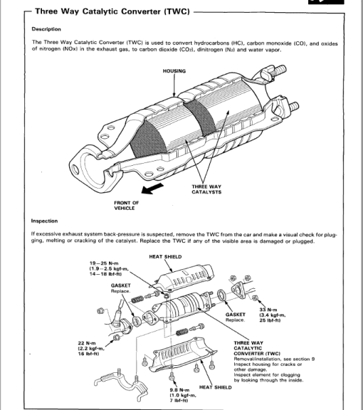 Honda Accord 1994, 1995, 1996, 1997 Repair Manual - Image 5