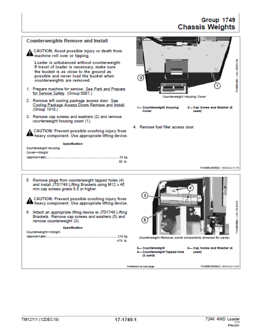 John Deere 724K 4WD Engine 6090HDW13 (iT4) Technical Manual (S.N 634315 - 658064) - Image 5