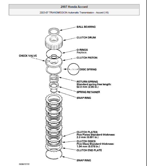 HONDA ACCORD 2003, 2004, 2005, 2006, 2007 Workshop Repair Manual - Image 4