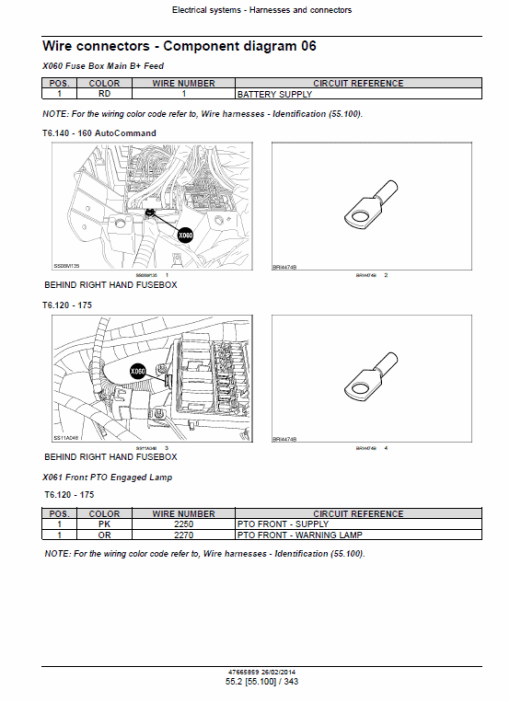 New Holland T6.125, T6.140, T6.145, T6.150, T6.155 Tractor Service Manual - Image 6