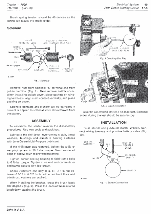 John Deere 7020 Tractor Repair Technical Manual (TM1031) - Image 5