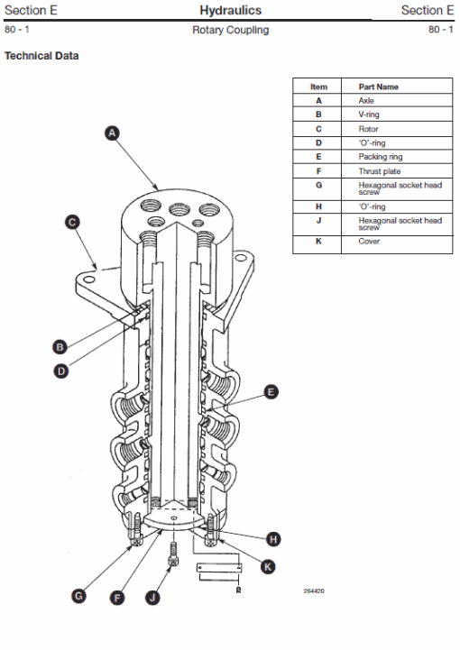 JCB JS70 Tracked Excavator Service Manual - Image 3