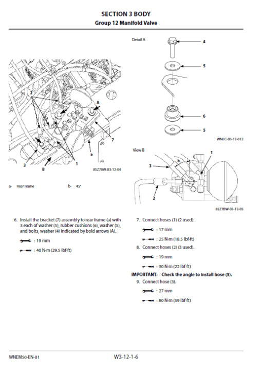 Hitachi ZW250-6 Wheel Loader Service Repair Manual - Image 5