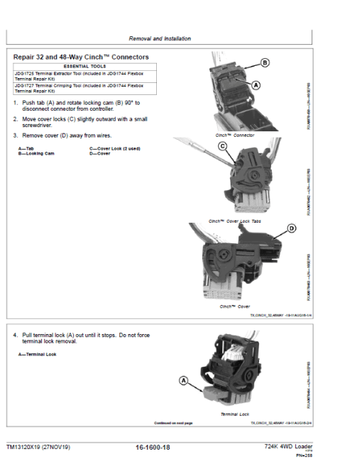 John Deere 724K 4WD Loader Technical Manual (S.N. after C658297 & D658297 - ) - Image 5