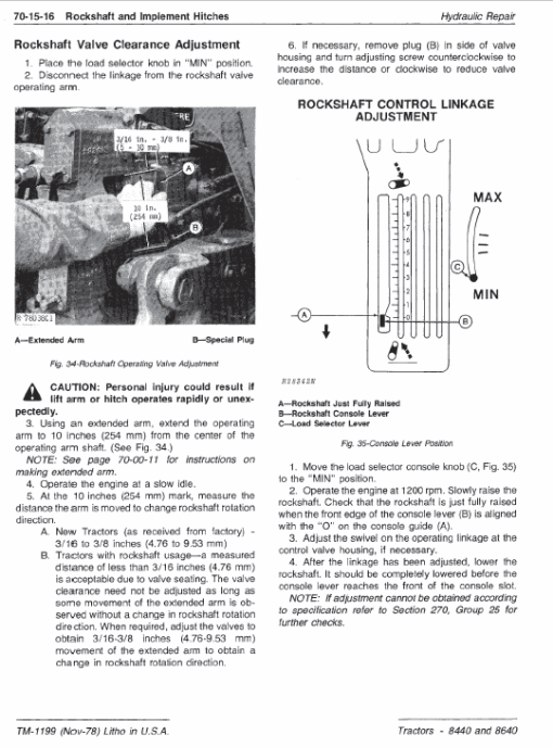 John Deere 8440, 8460 Tractor Repair Technical Manual (TM1199) - Image 5