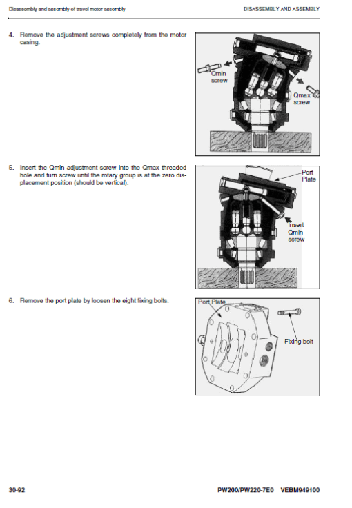 Komatsu PW200-7 and PW220-7 Excavator Service Manual - Image 5