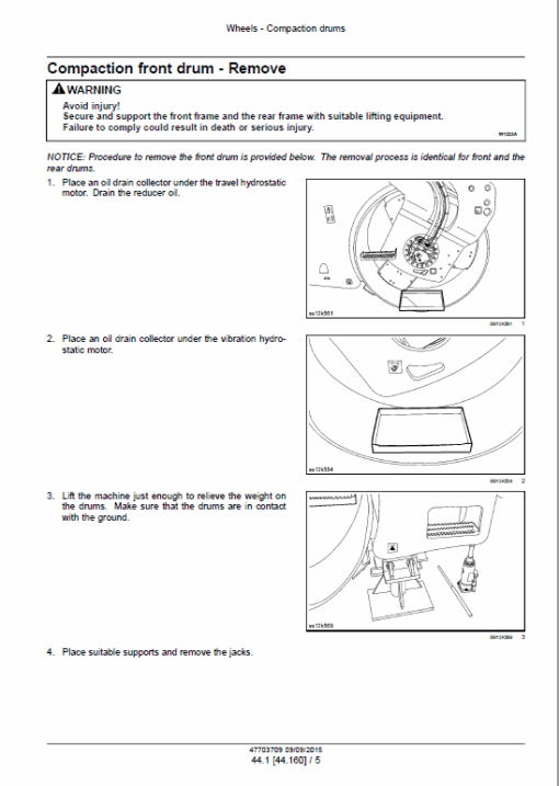 Case DV210 Vibratory Roller Service Manual - Image 5