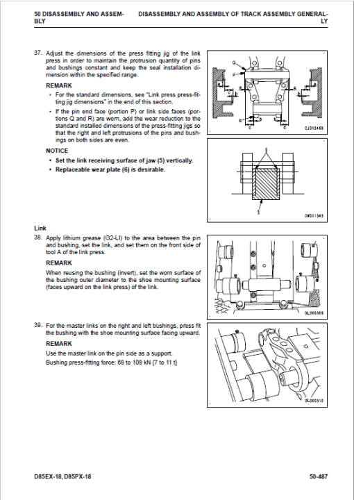 Komatsu D85EX-18, D85PX-18 Dozer Service Manual - Image 5