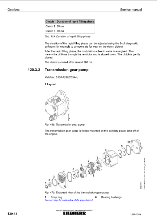 Liebherr L556 Type 1288 Wheel Loader Service Manual - Image 5