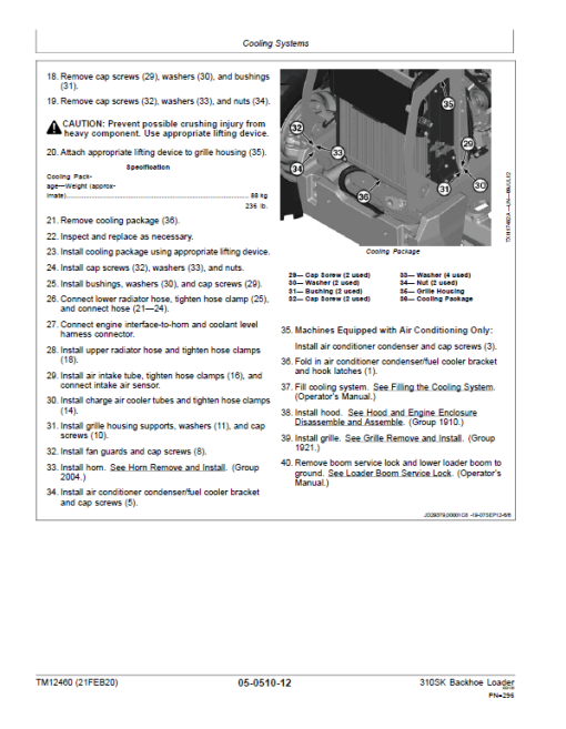 John Deere 310SK Backhoe Loader Repair Technical Manual (S.N after E219607 - ) - Image 5