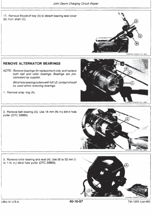 John Deere 8450, 8650 Tractor Repair Technical Manual - Image 6