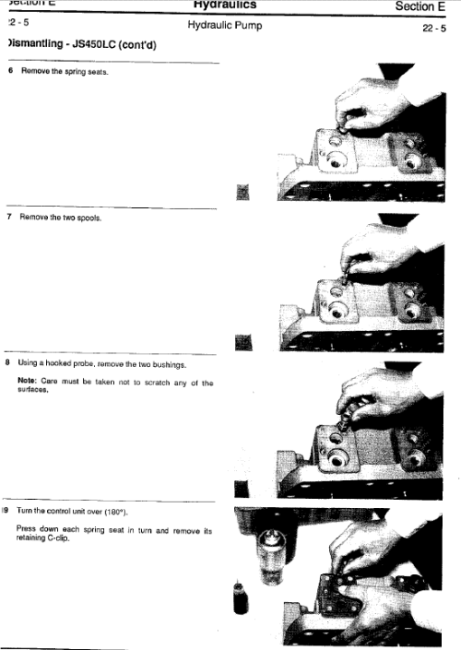 JCB JS200LC, JS240LC, JS300LC, JS450LC Excavator Service Manual - Image 5