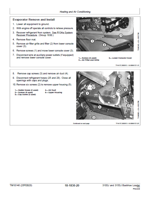 John Deere 310SJ Backhoe Loader Repair Technical Manual (S.N before - 159759) - Image 5