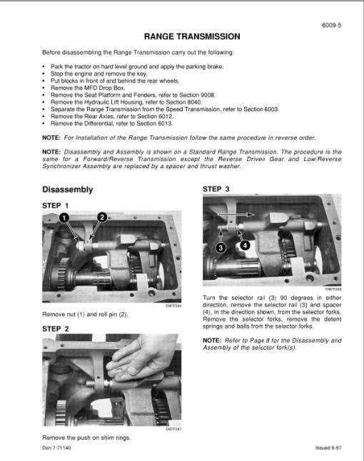 Case C50, C60, C70, C80, C90, C100 Tractors Service manual - Image 5