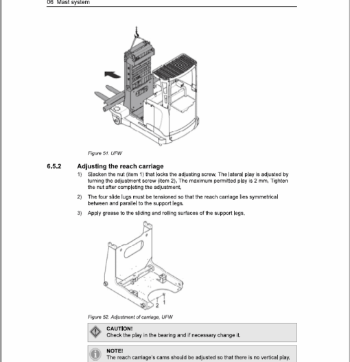 Still FM-4W 20 and FM-4W 25 Reach Truck Workshop Repair Manual - Image 6